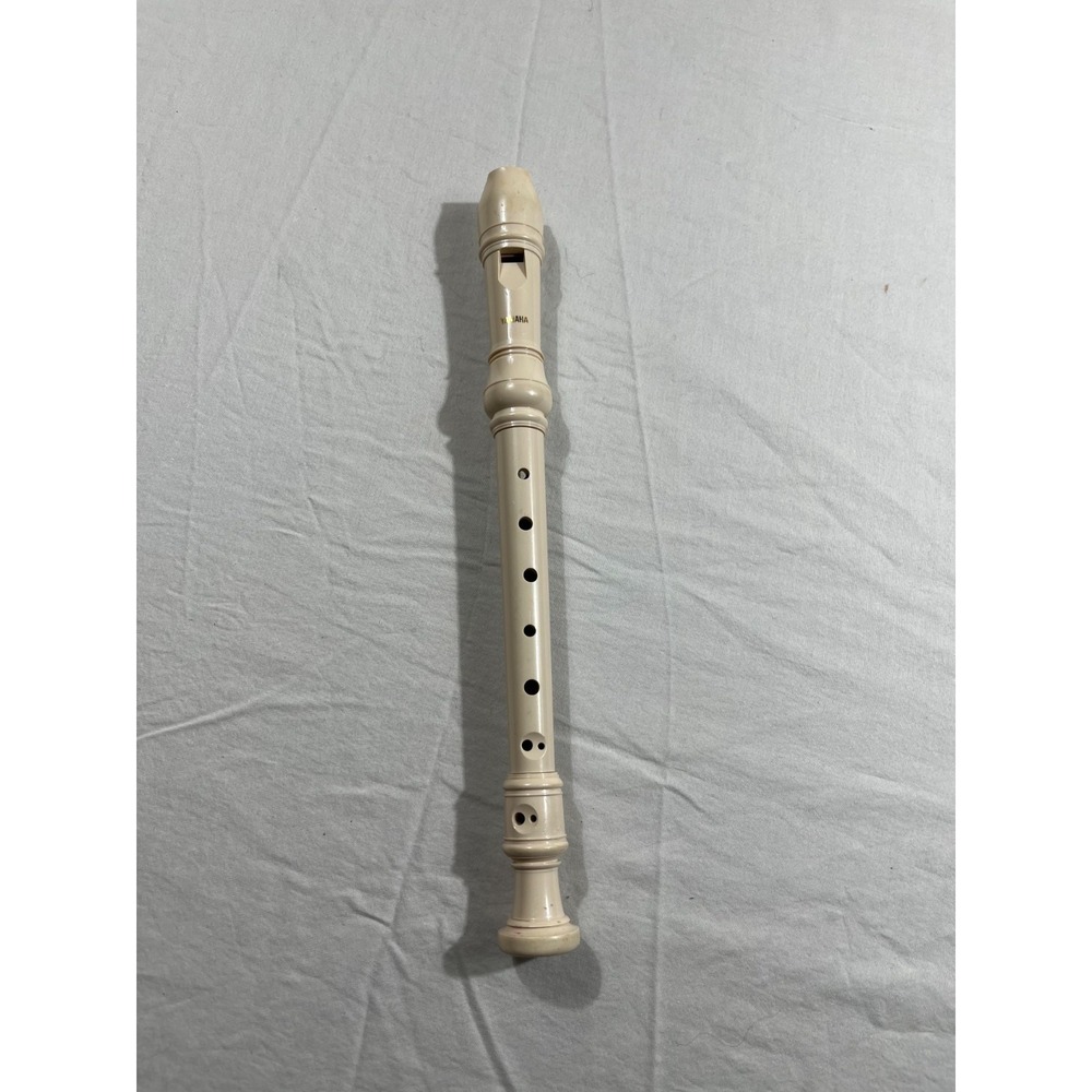 Yamaha Plastic Soprano Recorder White Cream 3-Piece Instrument Student Beginner